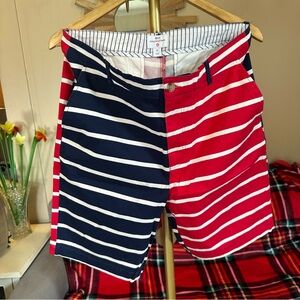 Vineyard Vines x Target Red and Navy Striped Men's Shorts 32